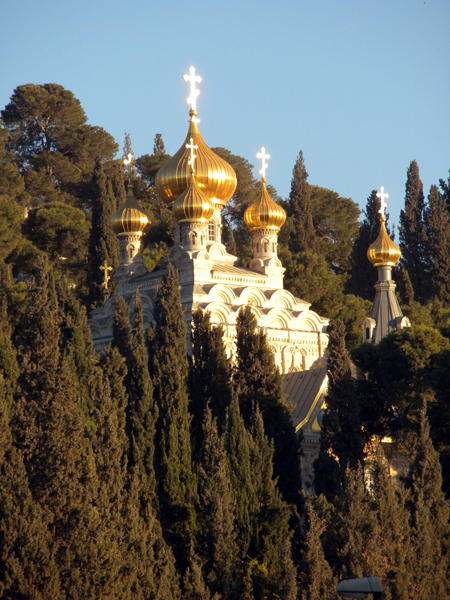 St. Mary Magdalene Russian Orthodox Church, Mt. of Olives, Jerusalem