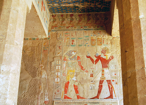the Temple of Hatshepsut