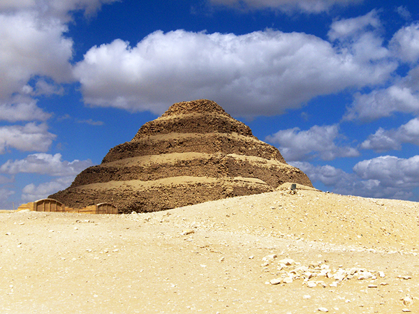 the Step Pyramid at Sakkara (Saqqara)