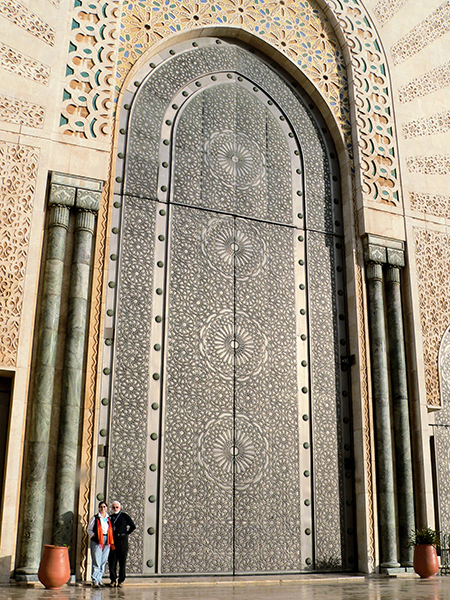 The Hassan II Mosque in Casablanca is the first stop on most of our Morocco tours.