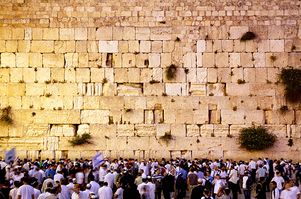 the Western Wall, photo by Noam Chen, courtesy of the Israel Ministry of Tourism