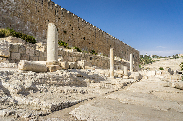 the Davidson Center Archaeological Park in Jerusalem
