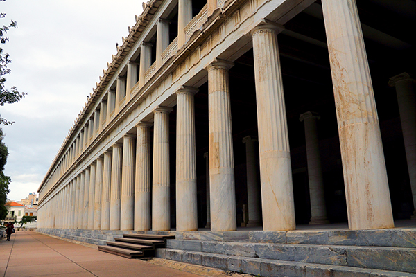 the Stoa of Attalos in the Agora, Athens