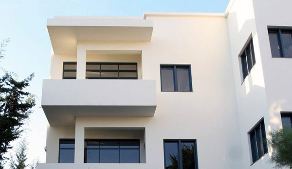 a Bauhaus building in Tel Aviv's White City