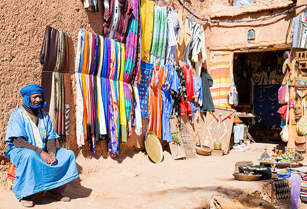 local vendor at Ait Ben Haddou