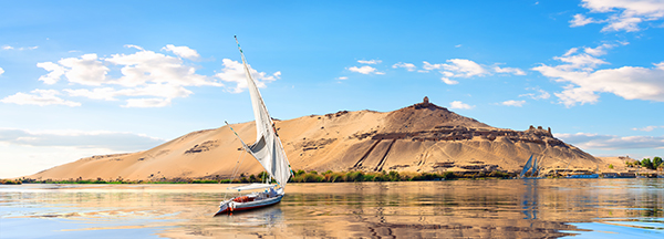 the Nile River at Aswan