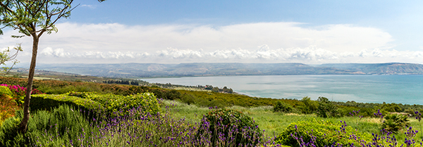 the Sea of Galilee (Lake Kinneret), Israel