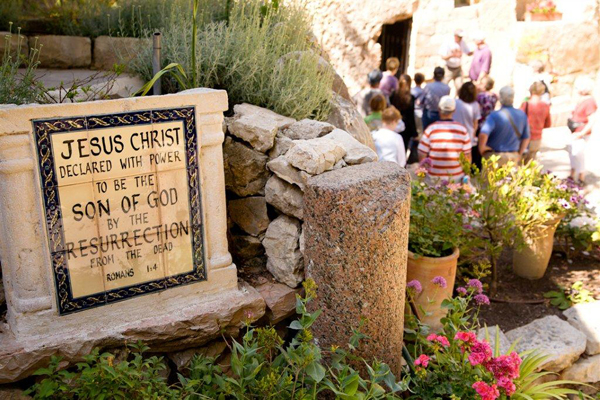 the Garden Tomb, where some traditions believe Jesus was buried
