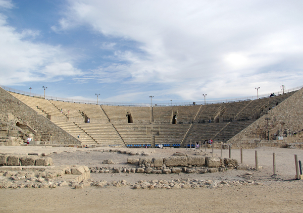 the theater at Caesarea Maritima