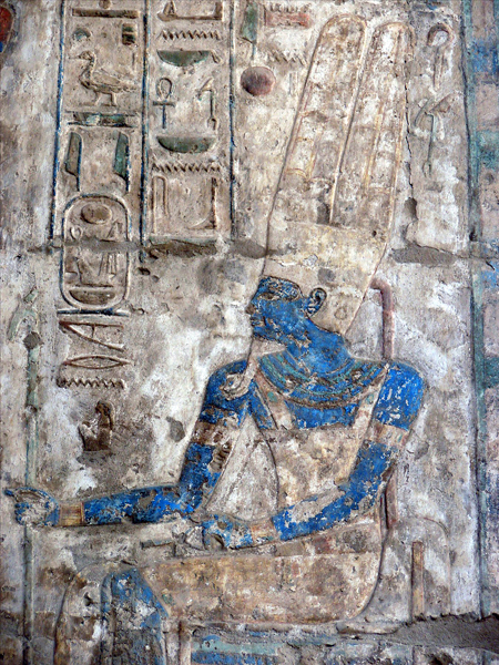 Many of the ancient Egyptian temples and tombs scattered across the country still retain some of their brilliant original color.