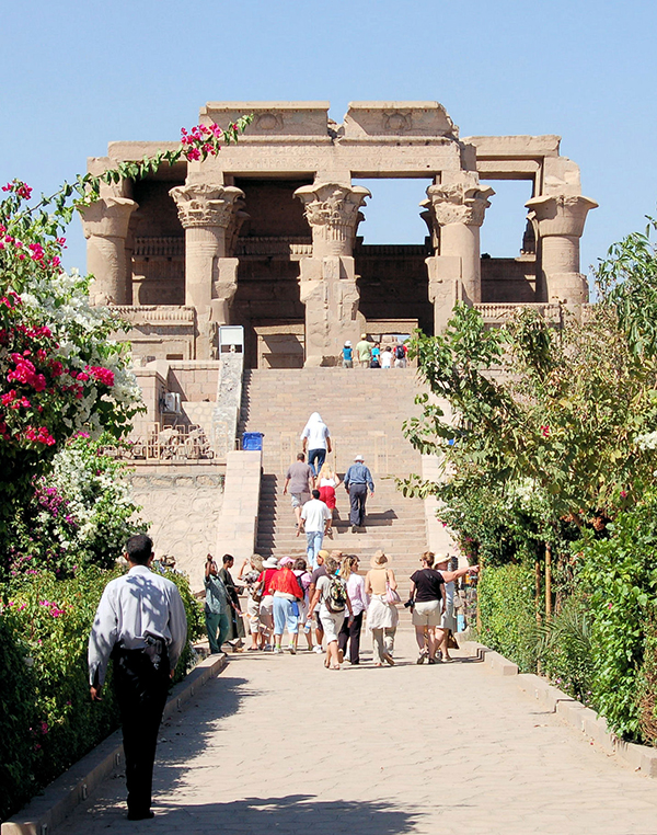 a Nile cruise tour includes a stop at the Kom Ombo temple