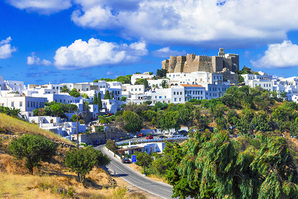 visit the island of Patmos on a 3 or 4-night Greece cruise