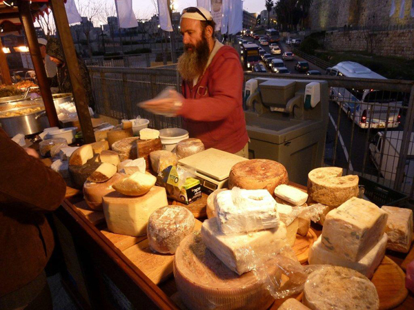 Any Israel tour will certainly involve some eating and lucky that! Israel produces beautiful produce, world-class wines and an abundance of artisan cheeses.