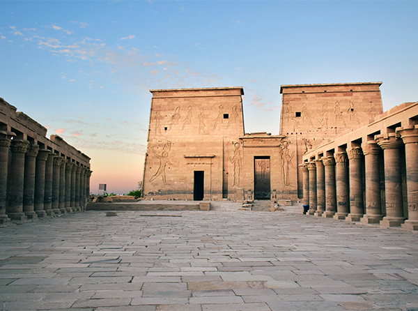philae temple is a stop on a Nile cruise tour