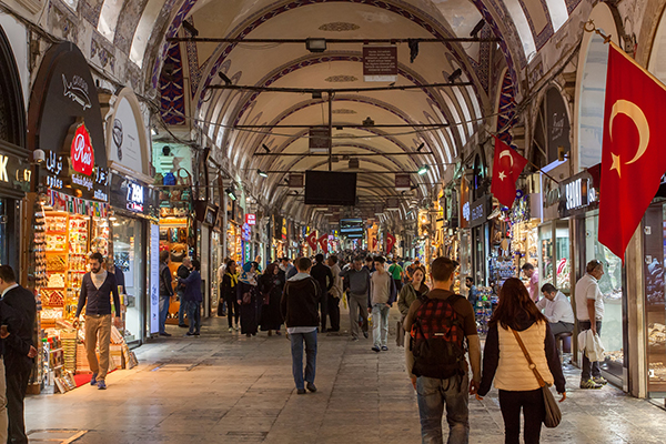 At nearly 600 years old, Istanbul's covered Grand Bazaar is among the world's oldest shopping mall! 