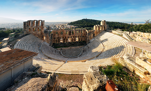 Odeon of Herodes Atticus theater, Athens, Greece