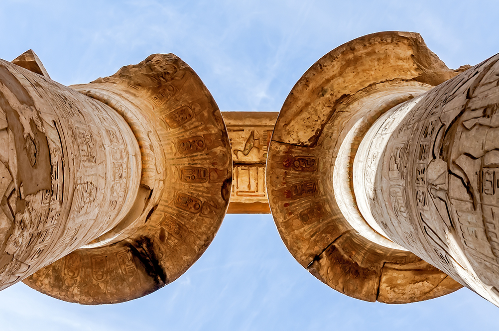 our Egypt tour package includes Karnak Temple, with columns 70 feet tall!