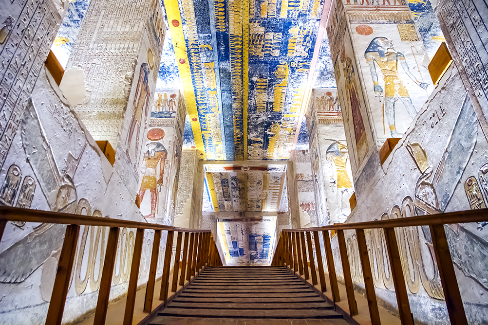 no Egypt tour package is complete without a visit to several pharaonic tombs is the Valley of the Kings