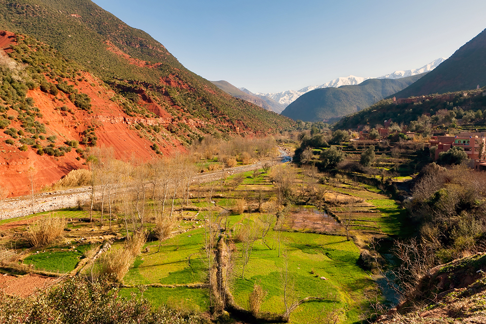 Visit the Atlas Mountains on a Morocco tour package.