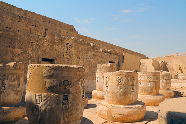 the Temple of Horus at Edfu