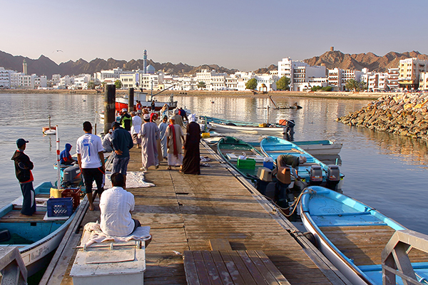 fishermen in Muscat