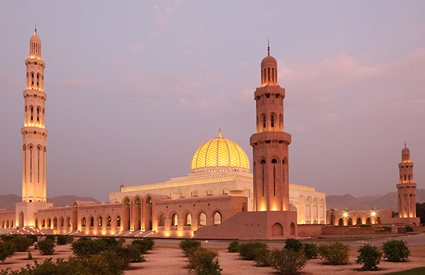 Sultan Qaboos Grand Mosque in Muscat