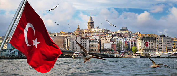 Galata neighborhood and tower from the Bosphorus