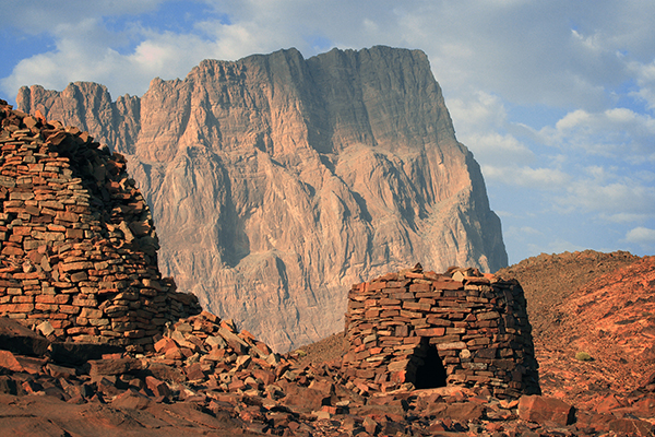 Oman sights include mysterious places like the so-called "beehive tombs" at Al Ay