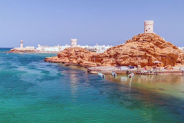 Portuguese watchtowers at Sur