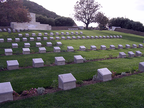 WWI cemetery at Gallipoli