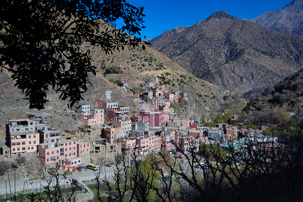 the village of Setti Fatma in the Ourika Valley of Morocco