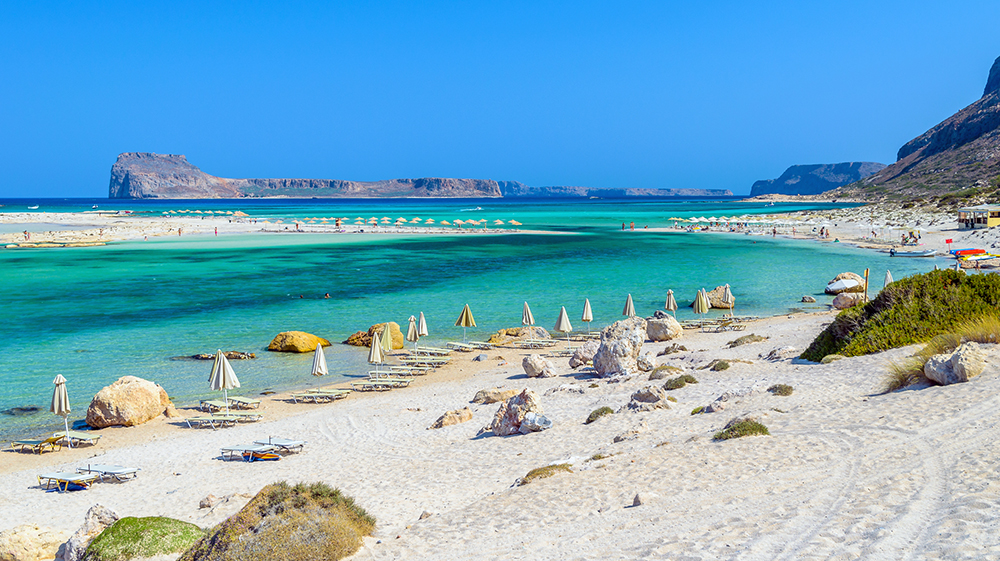 Balos Beach on the north shore of Crete
