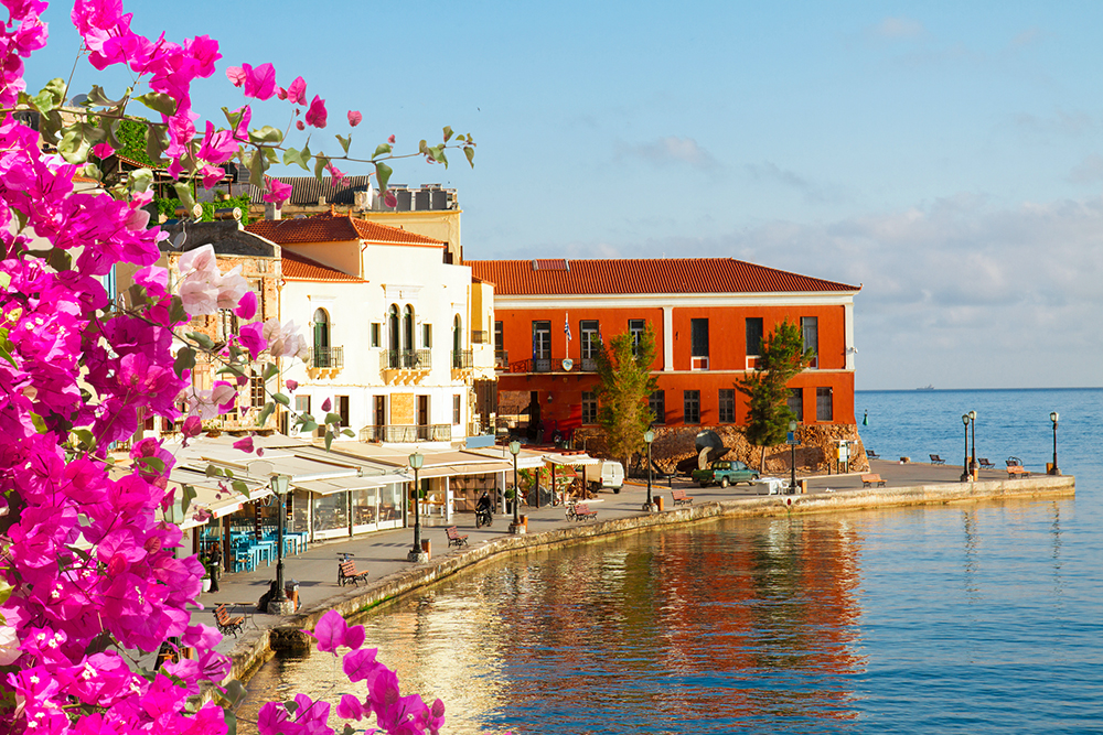 Chania's colorful Venetian Harbor