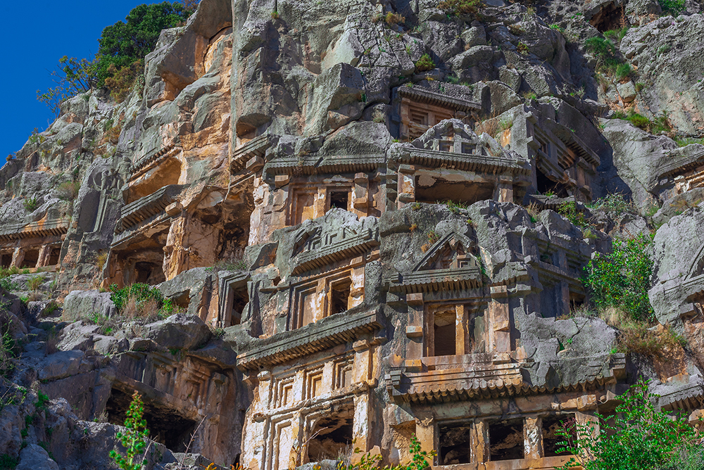 Lycian tombs at Myra (modern Demre)