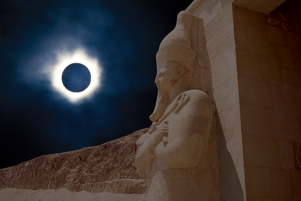 Egypt solar eclipse