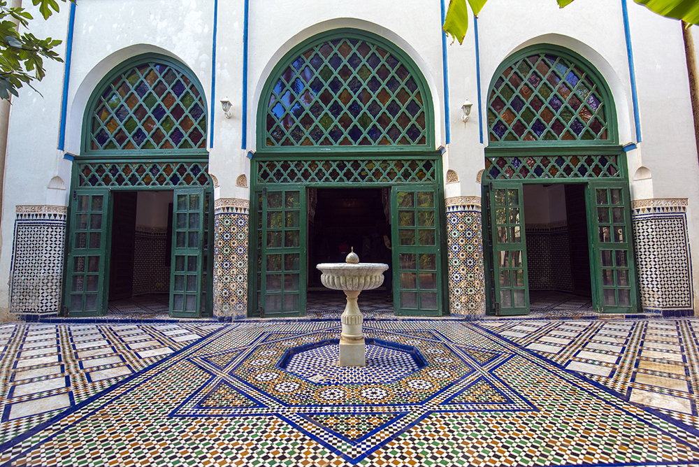 A Morocco 2025 program may include the historical Bahia Palace in Marrakech.